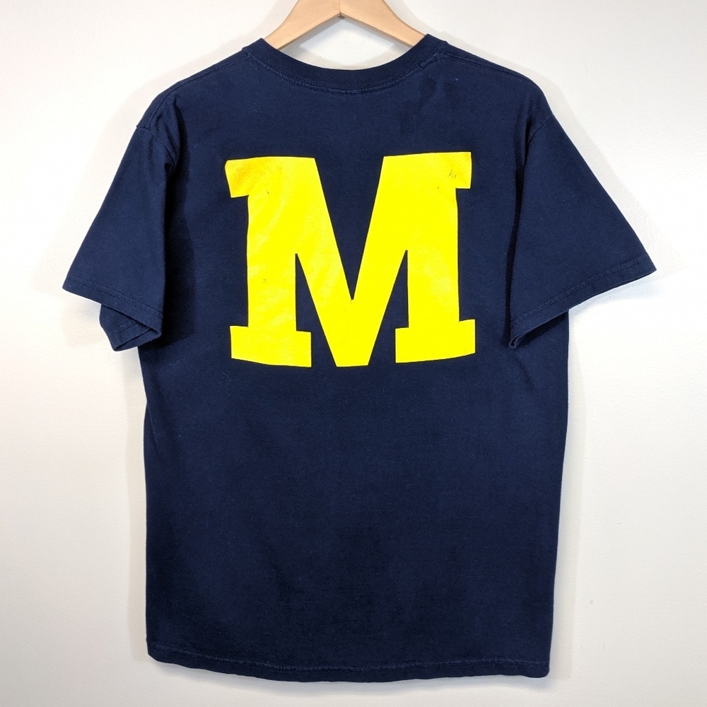 Vintage University of Michigan Blue Crew TShirt